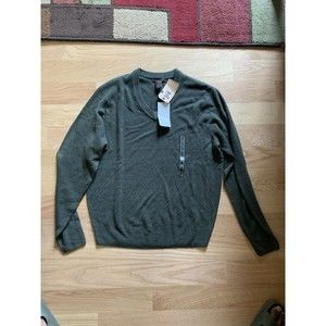 NEW Men's Green Dockers Sweater - Argyle - Sz Small